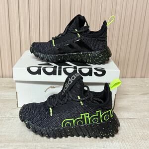 ADIDAS Kaptir 3.0 Unisex Kids Black Lucid Lemon' Athletic Shoes Size 11K